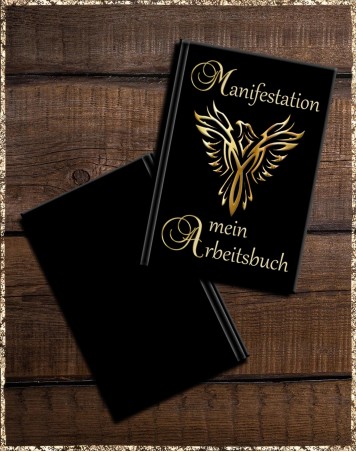 Arbeitsbuch Manifestation - goldener Phönix